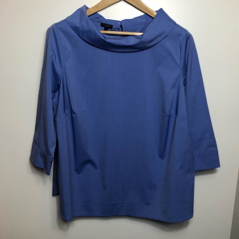 Talbots Everyday Stretch Poplin Top